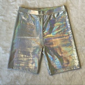 American Eagle Holographic Bike Shorts